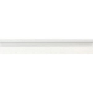 Плитка 60x10 Ape Ceramica Bellagio Zocalo Bianco матовая моноколор белый
