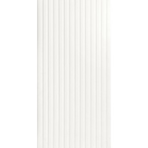 Плитка 120x60 Ape Ceramica Bellagio Dec Chloe Bianco Rect матовая полосы белый