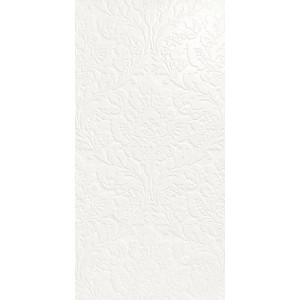 Плитка 120x60 Ape Ceramica Bellagio Majestic Bianco Rect матовая растительность белый
