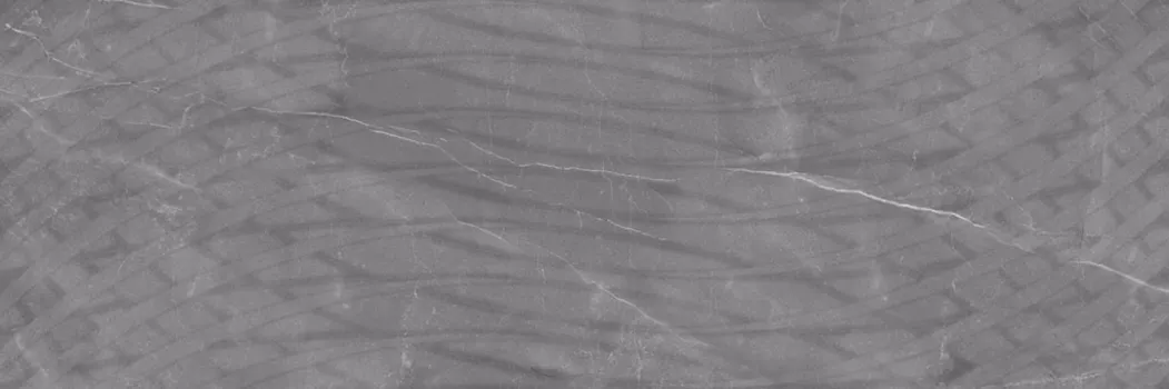 Плитка Gravita настенная 90x30 Armani Grey Across глянцевая