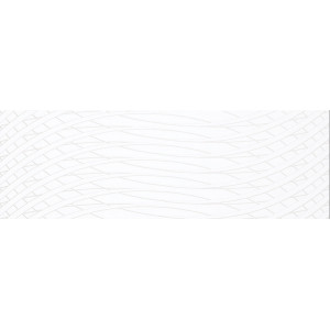 Плитка Gravita настенная 90x30 Polar White Across глянцевая супербелый