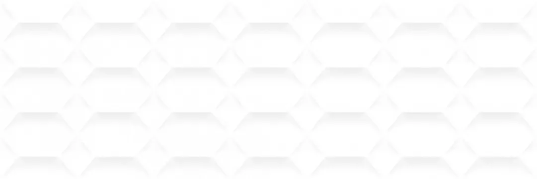 Плитка Gravita настенная 90x30 Polar White Hexa глянцевая супербелый