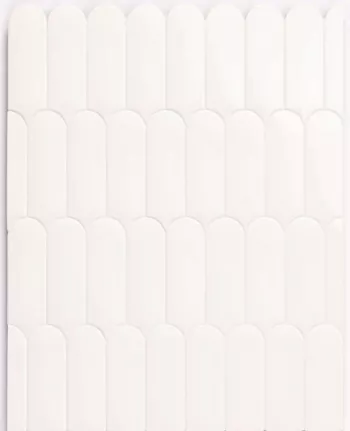 Natucer Керамическая плитка Fan White 7,2x19,5