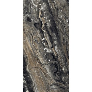 Керамогранит A-Ceramica 120x60 Amina Brown High Gloss 9мм супер глянец коричневый