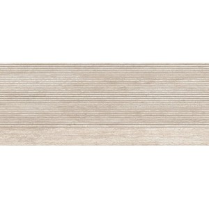 Плитка настенная Krion 150x60 Taranto Bone Stripe матовый под травертин бежевый 12.5мм 100371172
