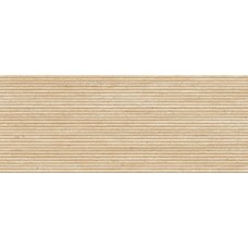 Плитка настенная Krion 150x60 Taranto Gold Canal матовый под травертин бежевый 12.5мм 100363886