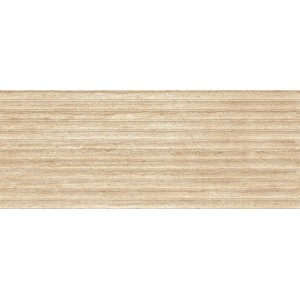 Плитка настенная Krion 150x60 Taranto Gold Deco матовый под травертин бежевый 12.5мм 100363910