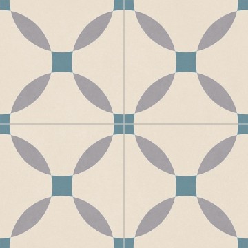 Керамогранит Mykonos 45x45 напольная Tossa гладкая матовая голубой 9.5мм