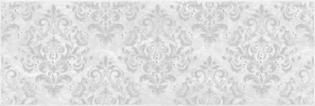 Плитка Laparet 60x20 декор Арабеска серый 17-03-06-661 Мармара глянцевая глазурованная