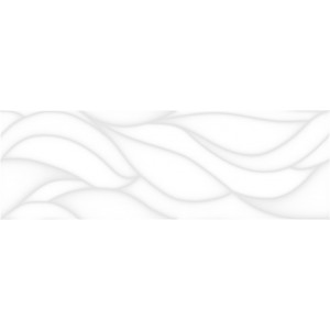 Плитка Laparet 60x20 декофон белый рельеф 17-10-00-463 Sigma глянцевая глазурованная
