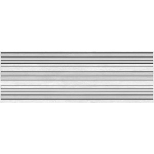 Плитка Laparet 60x20 декор Лайн серый 17-03-06-658 Мармара глянцевая глазурованная