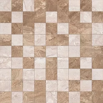 Плитка Laparet 30x30 мозаика коричневый+бежевый Polaris Бежевый глянцевая глазурованная