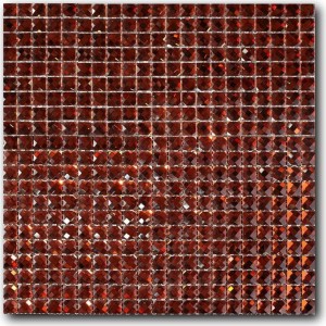 Мозаика 33x33 9 Crystall глянцевая бронза мозаика 5мм Art Natura