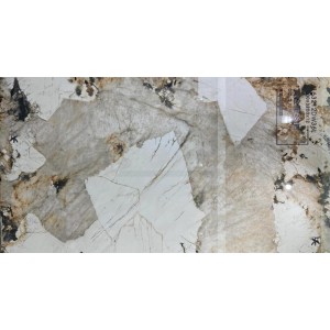 Керамогранит Zodiac 320x160 Pandora Polished полированный под мрамор бежевый 12мм 163212DW36L