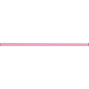 Плитка Cersanit 44x2 бордюр розовый UG1G071 Universal Glass глянцевая глазурованная