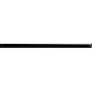 Плитка Cersanit 45x2 бордюр черный UG1N231 Universal Glass глянцевая глазурованная
