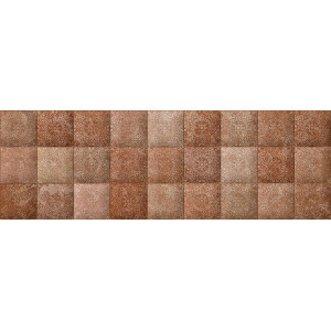 Плитка Cersanit 60x20 коричневая рельефная C-MQS112D Morocco глянцевая глазурованная