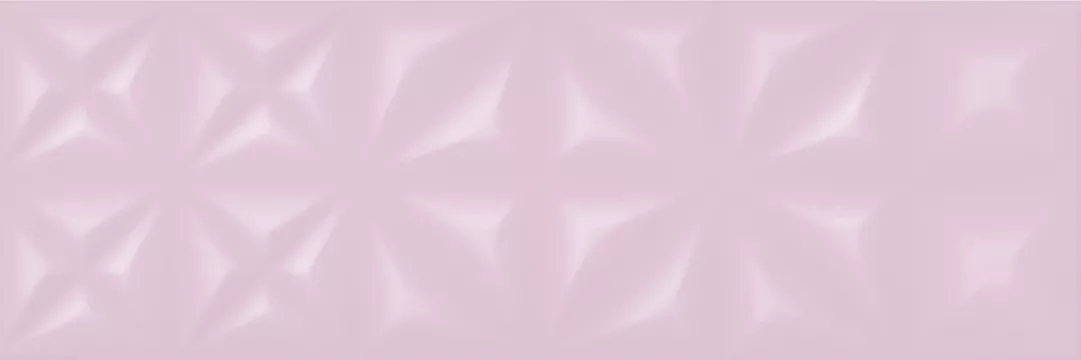 Плитка Cersanit 75x25 рельеф розовый LLU072D Lila глянцевая глазурованная
