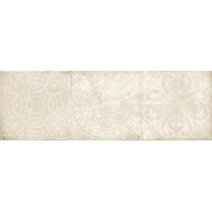 Плитка Cersanit 75x25 декорированная бежевый LUU011D Luara матовая глазурованная