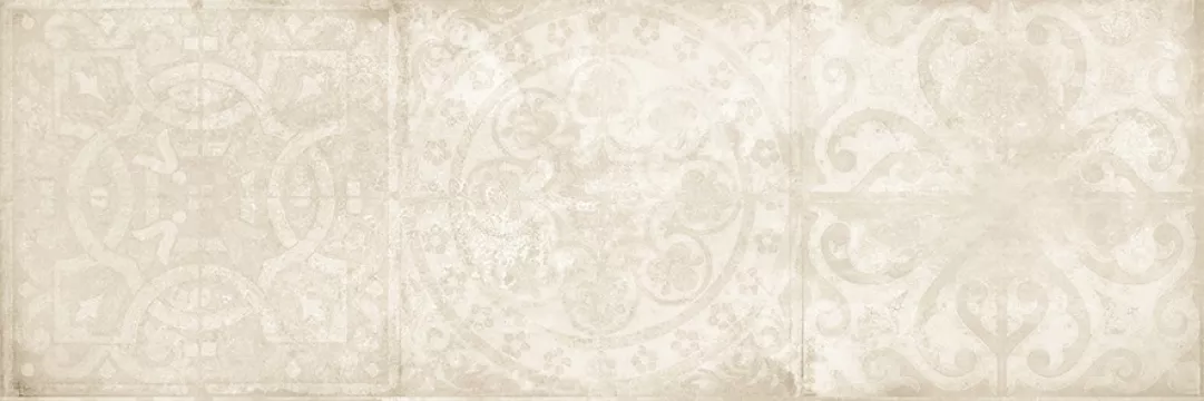 Плитка Cersanit 75x25 декорированная бежевый LUU011D Luara матовая глазурованная