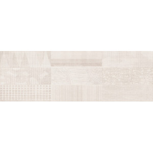 Плитка Cersanit 75x25 вставка пэтчворк бежевый VN2U012DT Shevron глянцевая глазурованная