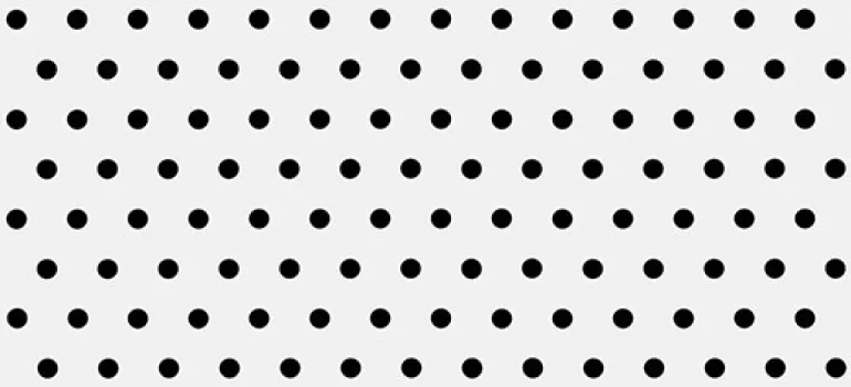 Плитка Cersanit 44x20 декор вставка точки черно-белый EV2G441 Evolution неполированная матовая глазурованная
