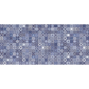 Плитка Cersanit 44x20 декофон облицовочная рельеф голубой HAG041D Hammam Blue глянцевая глазурованная