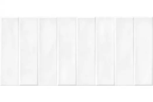 Плитка Cersanit 44x20 декофон облицовочная кирпич рельеф белый PDG054D Pudra глянцевая глазурованная
