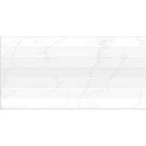 Плитка Cersanit 60x30 декофон облицовочная рельеф белый KTL052D Calacatta глянцевая глазурованная