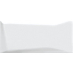 Плитка Cersanit 44x20 декофон облицовочная рельеф белый EVG052 Evolution глянцевая глазурованная