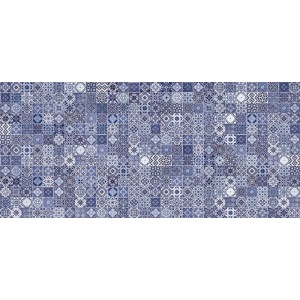 Плитка Cersanit 44x20 декофон облицовочная рельеф голубой HAG041D Hammam Blue
