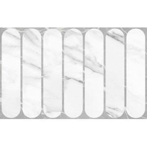 Плитка Gracia Ceramica 40x25 Arko настенная Арко белый низ 03 глянцевая
