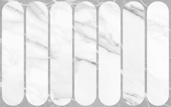 Плитка Gracia Ceramica 40x25 Arko настенная Арко белый низ 03 глянцевая