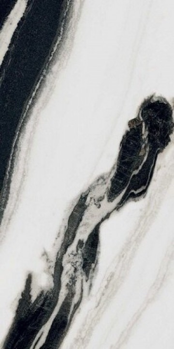 Плитка Floor Gres 120x60 B&W Marble Wave High-Glossy Ret 766392 глянцевая белый мрамор 9мм