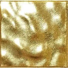 Irida Мозаика 2x2 20.OGS желтое напольное гофрированное золото