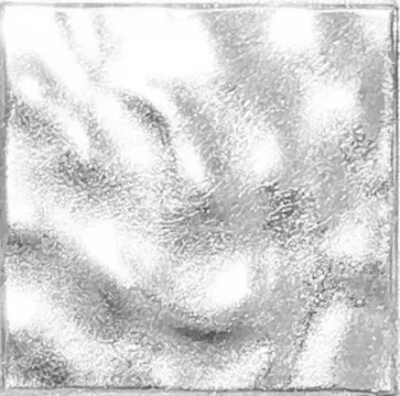 Irida Мозаика 1x1 10.FOBS формованное белое гофрированное золото