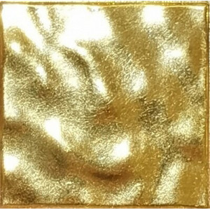 Плитка 2x2 Irida 20.FR02 формованное золото желтое гофрированное 20.fr02-00-00129155