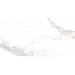 Керамогранит 180x100 Керамогранит Museum Praline полированная белый мрамор 8мм Museum