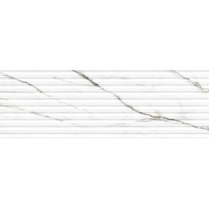 Керамогранит 100x33 Керамогранит Museum Matcha матовая белый мрамор 13.5мм Museum