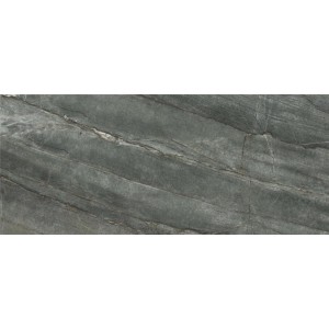 Керамогранит 280x120 Ktl-Keratile Tiffany Emerald Mt Rect. 6Mm матовая камень черный