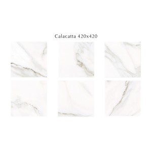 Плитка Eletto Ceramica Calacatta для пола 42x42 матовая