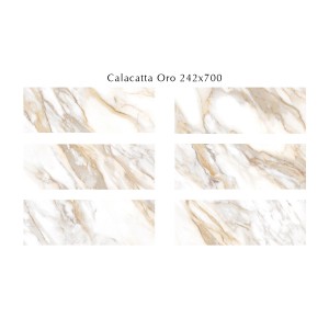 Плитка Eletto Ceramica Calacatta Oro облицовочная 70x24 глянцевая