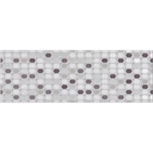 Плитка Eletto Ceramica Malwiya Grey Geometria декор 70x24 матовая