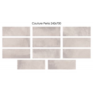 Плитка Eletto Ceramica Couture Perla облицовочная 70x24 матовая