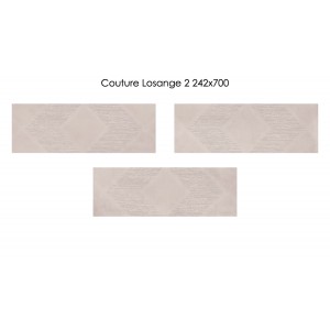 Плитка Eletto Ceramica Couture Losange 2 облицовочная 70x24 матовая