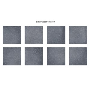 Плитка Eletto Ceramica Soller Cobalt облицовочная 15x15 матовая