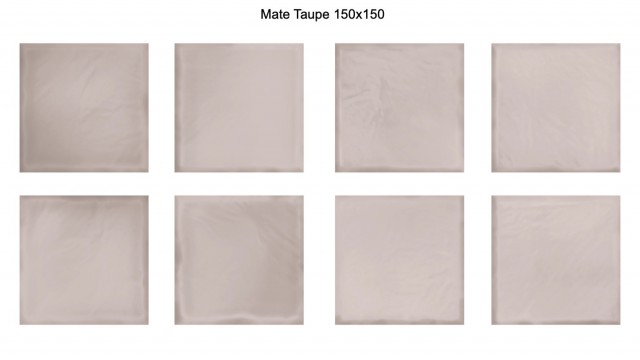 Плитка Eletto Ceramica Mate Taupe облицовочная 15x15 глянцевая