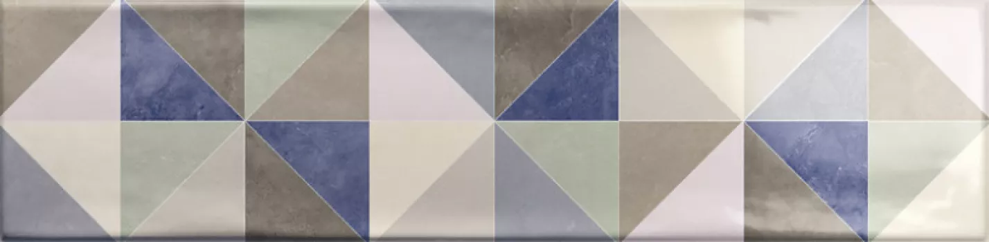 Ribesalbes Плитка керамическая 30x7.5 Ocean Decor Triangle Mix