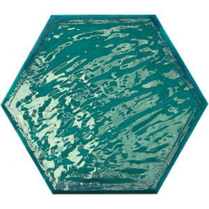 Плитка Prissmacer керамогранит 23x20 Rain Aquamarine Hex
