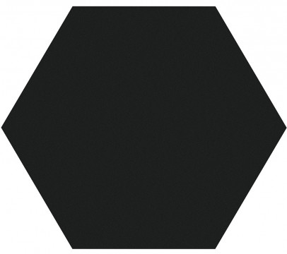 Керамогранит 27x23 ITT Ceramic Hexa Black матовая 7.9мм универсальная
